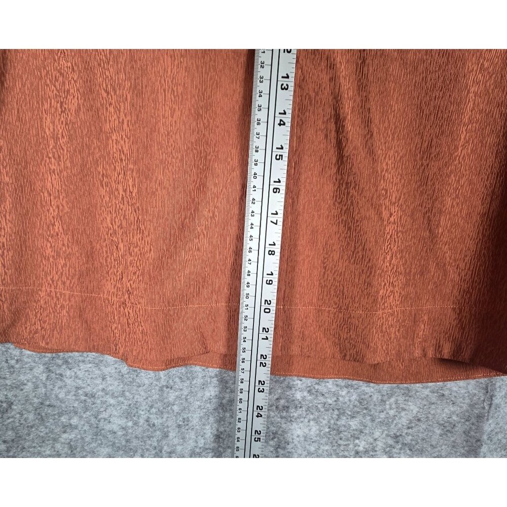 Athleta Echo Women's Top Brown M Button Down Collared Lightweight Pockets Size - Picture 5 of 9